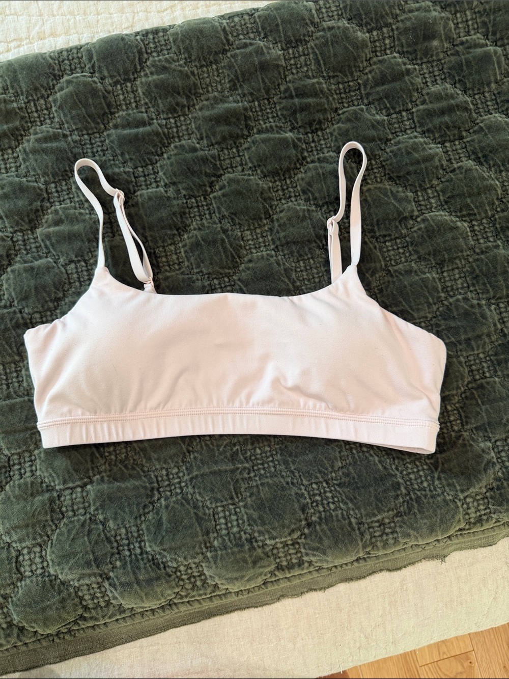 CRZ Yoga Light Pink Women's Sports Bra- Comfortable Everyday Support